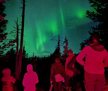 Белое море - за Полярным сиянием