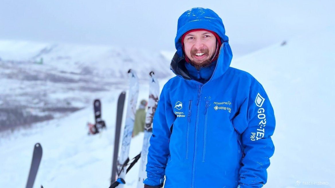 Фотография Pavel Rudenko Norrona雪崩课程Khibiny Kirovsk Kola Peninsula mountains gortex sports marathon
