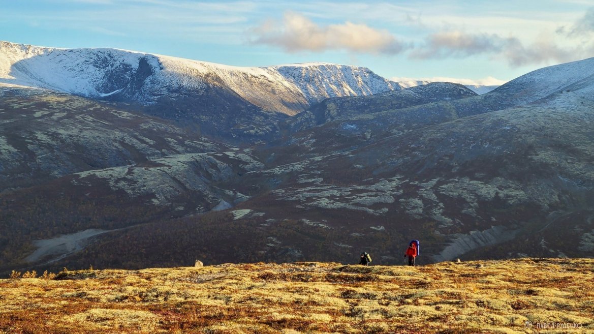 Фотография Aussicht auf den Pass NK Loparski. Khibiny, Herbst.