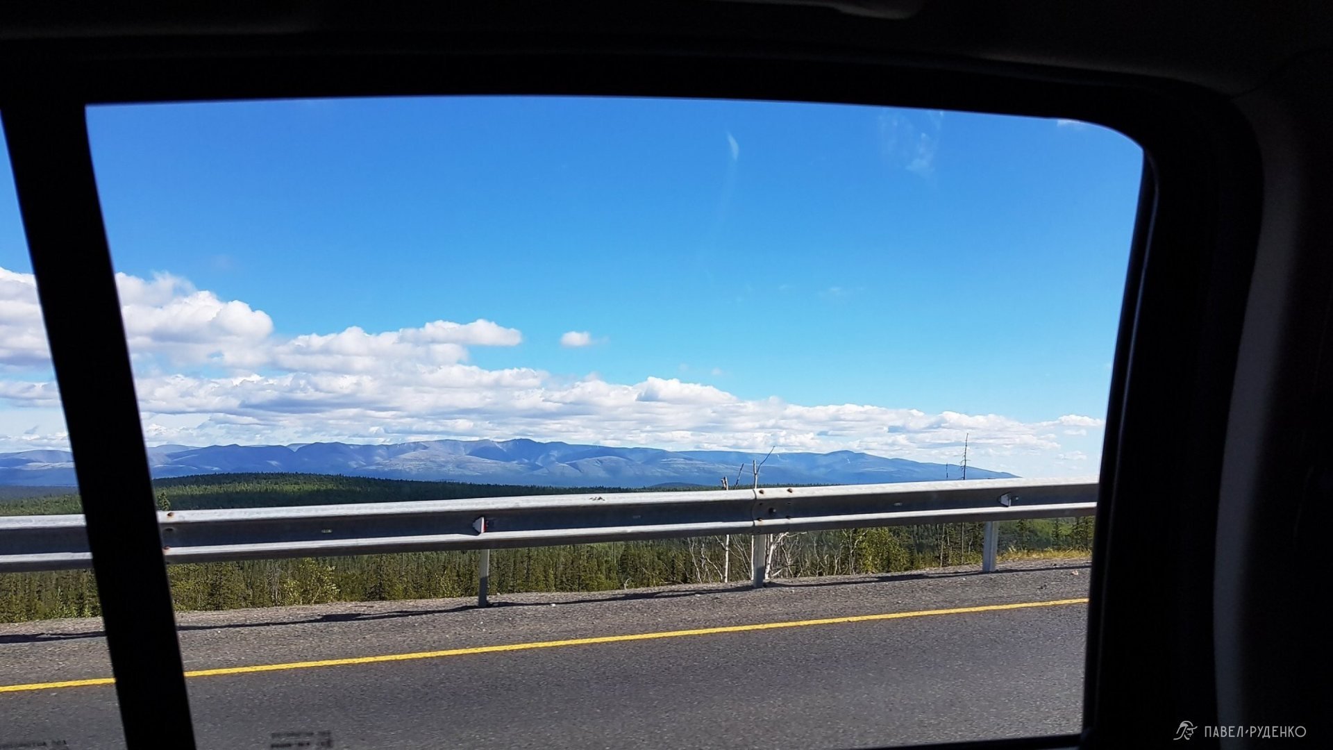 Фотография Вид на Хибины с дороги Кола P21, 15 августа.