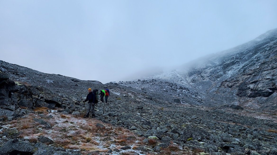 Фотография Pass NK Wortkeuajw, 21. September. Khibiny. Kalter Herbst 2021