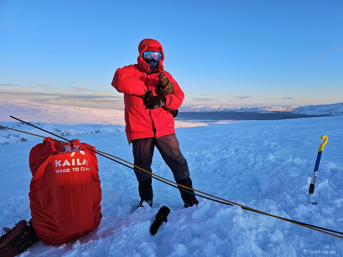 Фотография Einzel-Schneeschuh-Expedition von Pavel Rudenko auf der Halbinsel Rybachy, Kola.