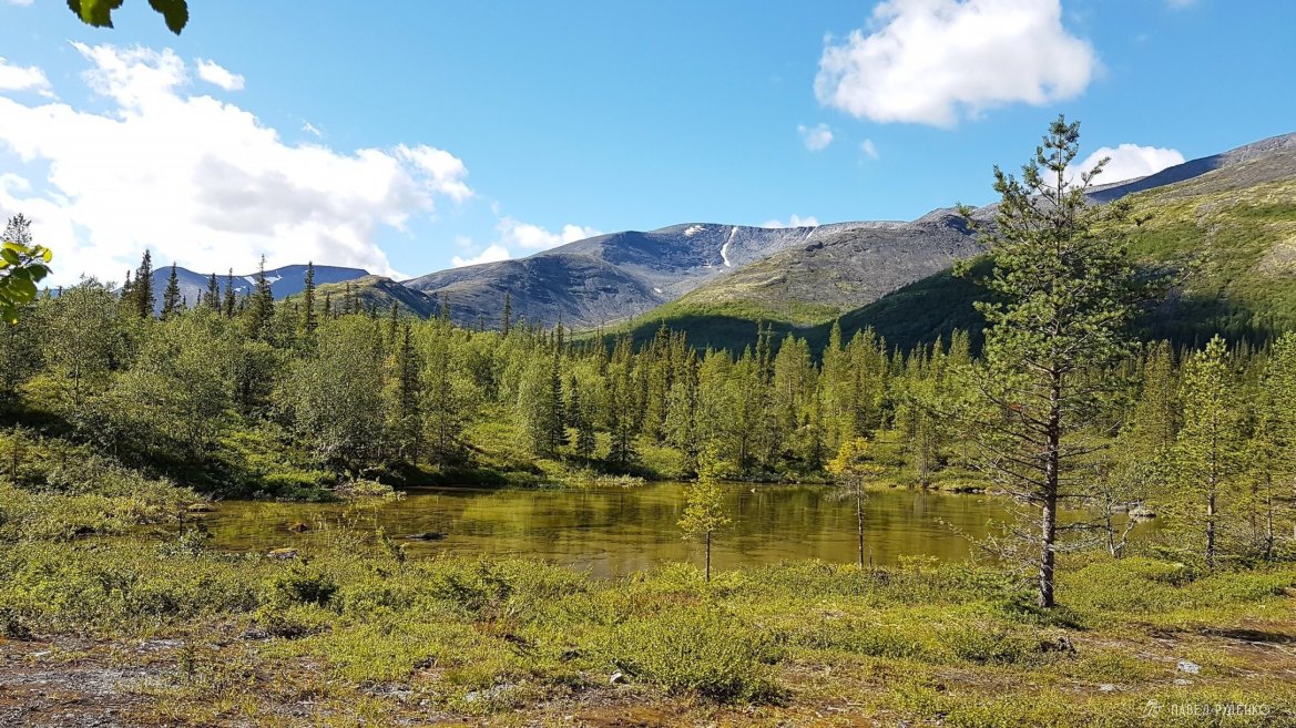 Фотография Midten av Khibiny, nær KSS-basen.