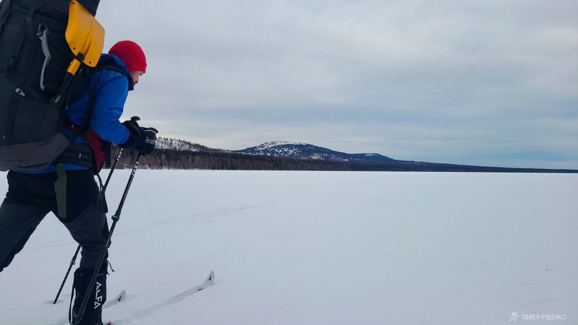 Фотография на туриситческих лыжах южный урал зимний соло поход