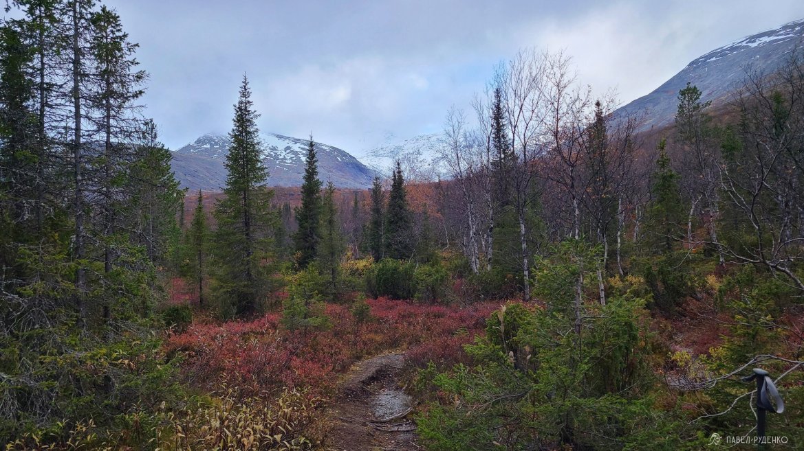 Фотография Aussicht auf den Berg Chasnachorr. Khibiny